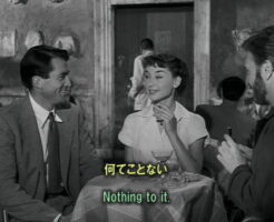 ローマの休日英語学習映画22